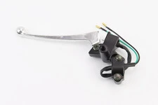 Важіль керма лівий з кріпленням під дзеркало (М8 права) GY6 50-100, ХРОМ