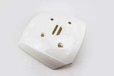 Yamaha GEAR 4Т пластик - передний основной "клюв", БЕЛЫЙ