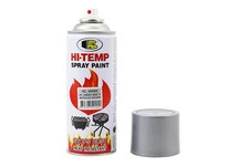 Краска акриловая жаростойкая 400°F, №0400 "СЕРЕБРЯНЫЙ МЕТАЛЛИК", Аэрозоль 400ml