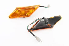 Yamaha JOG NEXT ZONE повороти передні в зборі к-кт 2шт (під бараб. гальмо), жовті