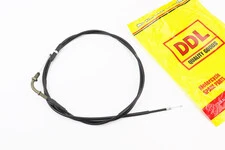 Трос газу для GY6 під карбюратор JH70 (кріплення верхнє з гайкою) (з регулюванням по довжині) (трос 202см; кожух 193см)