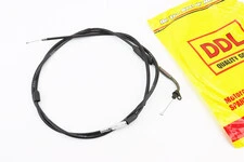 Трос газу для GY6 під карбюратор JH70 (кріплення верхнє з шайбою) (з регулюванням по довжині) (трос 196см; кожух 186см)