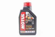 Олива 4T 10W-60 - синтетична мотоциклетна "7100 SYNTHETIC 100%", 1L