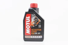 Масло 4T 5W-40 - синтетическое скутерное "Scooter Power SYNTHESE 100%", 1L