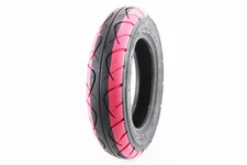 Шина 3,50-10 безкамерна, рожеві смужки, шосейний малюнок 6003