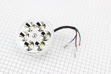 УЦЕНКА DELTA Фары круглой внутренняя часть 6-LED с ободком, 80мм (не горит несколько диодов)