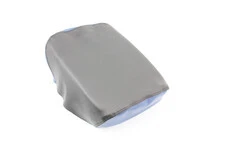 Чохол сидіння заднього вузького, 210мм (еластичний, міцний матеріал) чорний/синій