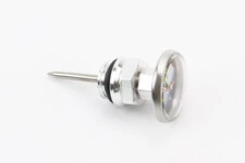 Щуп масляний 40мм "ХРОМ"+ датчик температури, TUNING