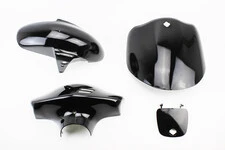 УЦЕНКА Suzuki LET'S-I пластик - к-кт крашеные 6 деталей, ЧЕРНЫЙ (см. фото)