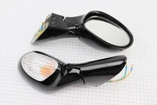 УЦЕНКА Viper - F50 Зеркало лев., прав. к-кт ЧЕРНЫЕ (трещина, см. фото)