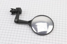 УЦЕНКА велоаксессуары Зеркало круглое, регулируемое, чёрное (повреждение, см. фото)