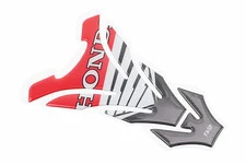 Наклейка защитная на бак топливный "HONDA", карбон