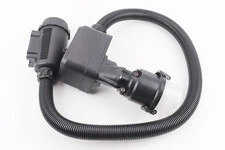 УЦЕНКА Фильтр воздушный в сборе с бумажным элементом, С ВЫНОСНЫМ ЗАБОРОМ ВОЗДУХА 168F/170F, Тип 1 (треснутая крышка, см. фото)