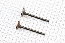 УЦІНКА МБ-D178F/186F Клапан впускний (h-79,8; D-30,4; d-6), випускний (h-79,8; D-25,5; d-6) к-кт 2шт 178F, широка канавка сухаря