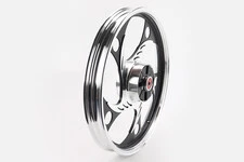 Диск задній литий 1,6-17" ALPHA/ACTIVE "хвиля", чорний (вісь 12мм)