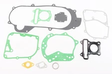 Прокладки двигателя 50cc-39мм, к-кт 10 деталей, короткий вариатор (металл)