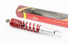 Амортизатор задній GY6/Honda - 320мм*d55мм (втулка 10мм / вилка 8мм) регул., червоний