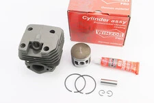 Циліндр к-кт (цпг) 4500 45сс-43mm (палець 11mm) "чорний"+герметик, "PRO SERIA", тефлонове покриття поршня