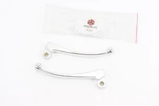 Важелі керма лівий, правий к-кт 2шт (під диск. / барабан. гальмо) Suzuki AD50 "хром"