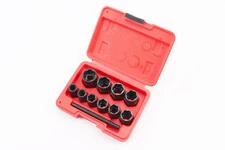 Экстрактор болтов, гаек удлиненный (для выкручивания поврежденных болтов и гаек) к-кт 10шт SD-8008