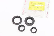 Сальники к-кт 4шт (17x27x7; 17x25x4; 22x40x6; 27x40x6) двигателя, Suzuki LET'S