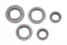 Сальники к-кт 5шт (17x27x7; 17x27x7; 24x43x6; 25x37x6; 27x40x6) двигателя, Suzuki AD50