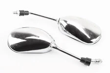 УЦІНКА Дзеркала к-кт DIO-хром "краплі", м10 "компакт" (під фарбування,є подряпини, див. фото)