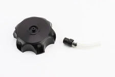 Крышка бака топливного "металл" + сапун, 110/125/140/150/160cc, черная