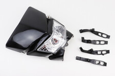 Пластик - обтічник + фара, ЧОРНИЙ, тип 7