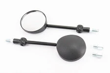 Дзеркала складні к-кт Круглі-чорні "МОТО", м10, тип 1