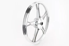 Диск передній литий 1,2-17" DELTA, сріблястий (вісь 10мм)