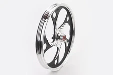 Диск передній литий 1,4-17" ACTIVE "хвиля", чорний "під дискове гальмо" (вісь 12мм)