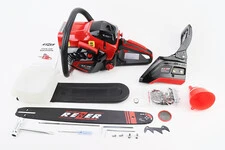 Бензопила REZER FGS-5200MG 52cc (3,8кВт, шина 18", ланцюг 325-1,5-72зв. квад. зуб) з підкачуванням, плавний пуск