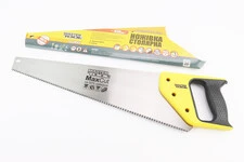 Ножовка по дереву 450мм, 9TPI MAX CUT, закаленный зуб, 3D заточка 14-2845