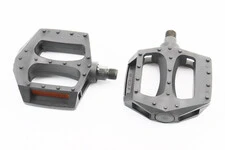 Педали BMX 9/16" (110x100x26mm) пластиковые, чёрные HF-820