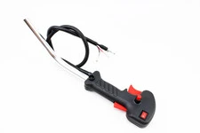 Ручка газа + трос Тип 1, (курок "широкий", з трубою)