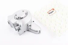 Крышка двигателя левая (для статора магнето на 2 катушки) 110cc +крышка овальная (возможны дефекты покраски)