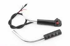 Ручка газа + трос Тип 4, (курок "важіль", з трубою) + ручка ліва к-кт