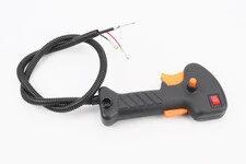 Ручка газа + трос Тип 5, (курок "широкий", без труби)