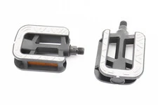 Педали CITY 9/16" (100x80x29mm) пластиковые, чёрн-серые