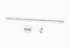 Ось переднего колеса d10mm; L185mm + втулка, гайка, тип 2