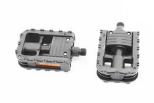 Педали FOLDING складные 9/16" (100x70x30mm) пластиковые, чёрные