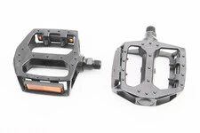 Педалі MTB широкі 9/16" (107x100x25mm) алюмінієві, чорні 808