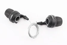 Перемикачі (грипшифт) 3x7 швидкості, чорні CR-SH100