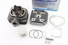 Цилиндр к-кт (цпг) Suzuki AD80cc-47мм (палец 10мм) + головка цилиндра (синяя коробка) (SEPIA; SEPIA ZZ; MOLLET)