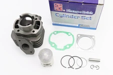 Цилиндр к-кт (цпг) Yamaha MINT 50cc-40мм (палец 10мм) синяя коробка