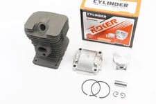 Циліндр к-кт (цпг) MS-180 38mm (палець 10mm) "чорний"+піддон