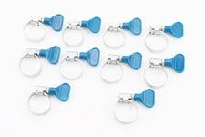 Хомут затяжной с ключом 16-25x9мм к-кт 10шт