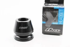 Рулевая колонка 1-1/8" (44/28.6x44/30) резьбовой вилки, высокая, чёрные H112N