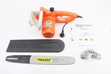 Электропила TRESZER TLE5 (2,2кВт. шина 16", цепь 3/8"-1,3mm-57зв. круг. зуб), боковая